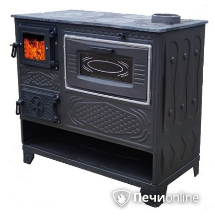 Отопительно-варочная печь МастерПечь ПВ-05С с духовым шкафом, 8.5 кВт в Ставрополе